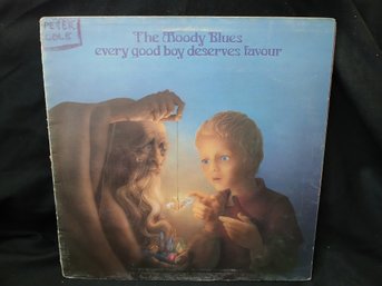 Vinyl - The Moody Blues - Every Good Boy Deserves Favor - Jacket Good, Record Great