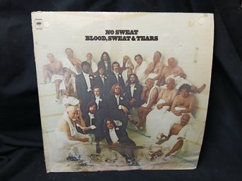 Vinyl - Blood, Sweat & Tears - No Sweat - Jacket Good, Record Great
