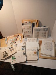 Lot Of First Day Issues, Used And Unused, Block Stamps, Etc...