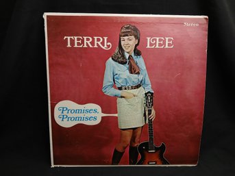 Signed Vinyl - Terri Lee - Promises, Promises - Signed By Artist  -  Jacket Good,Record Great