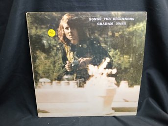 Vinyl - Graham Nash - Songs For Beginners -  Jacket Good, Record Great