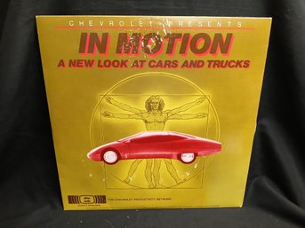 Video Disc - Laser Disc - Chevrolet Presents: In Motion  -  Jacket Great,Record Great