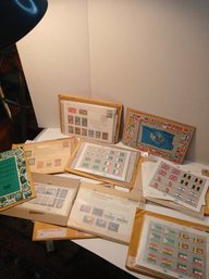 Lot Of Manilla Envelopes, United Nations, Block Stamps From The 60's To The 80's