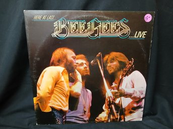 Vinyl - Bee Gees - Double Alum - Here At Last  -  Jacket Great, Record Great