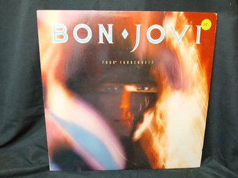 Vinyl - Bon Jovi - 7800 Farenheit -  Jacket  Great, Record Great