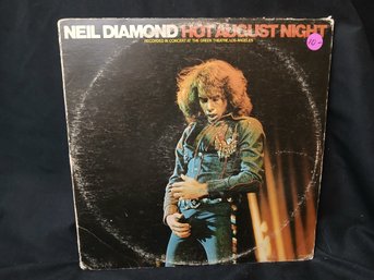 Vinyl - Neil Diamond - Double Album - Hot August Night  - Jacket Good, Record Great