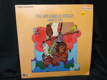 Vinyl - The Ray Charles Singers - Moods Of Love - Double Album - Jacket Great, Record Great