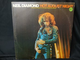 Vinyl - Neil Diamond -  Hot August Night  - Jacket Great, Record Great