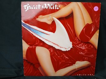 Vinyl - Great White - Twice Shy   - Jacket Great, Record Great