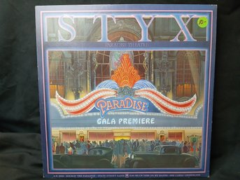 Vinyl - Styx - Paradice Theater  - Jacket Great, Record Great