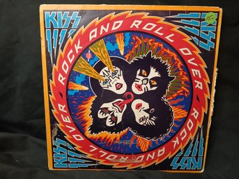 Vinyl - Kiss - Rock & Roll Over -  Jacket Good, Record Great