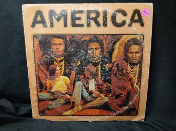 Vinyl - America- America  - Jacket Poor,  Record Good