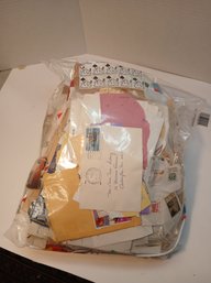 Large Lot Of Cancelled Stamps, Approximately 3 And 3/4 Lbs