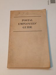Postal Employees Guide, Printed In 1939