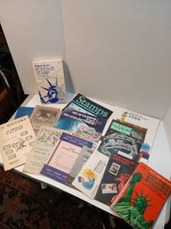 Lot Of Various Stamp And Postage Catalogs, 1930's To 1990