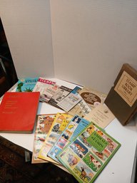 Lot Of Vintage Stamp Price Lists, Collectors, Defense Stamp Album, Stamp Binder, Informational, Kids Books