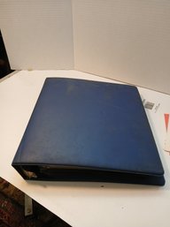 Big Blue Binder Mostly Full Of Israeli Stamps, Various Dates And Subject Matter