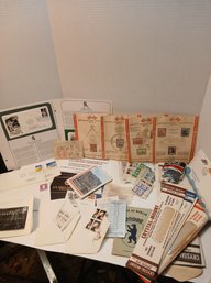 Lot Of First Day Issues, Unused, Various Stamps, Loose, Assorted Crystal Mounts, Corners, Danish Stamps
