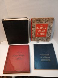 Numistatic Issue Of Franklin Mint Coin Collectors Reference, 1968, Stamp Albums, With Stamps, See Pics