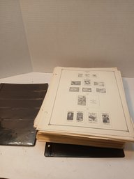 Large Lot Of Binder Sheets, Some With Stamps, Some Without