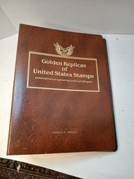 Golden Replicas Of The United States, Binder And Pages Only, No Stamps