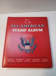 The All American Stamp Album,  Album And Inserts Only, No Stamps