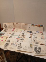 Lot Of First Day Issues, Envelopes With Canceled Stamps, 1980's And 1990's