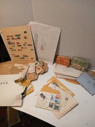 Large Of Lot Of Mystery Bags Of Stamps, Pick Through At Your Leisure For Treasure