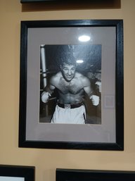 Rocky Marciano - Framed Photo By Brealey Collection Printed From Original Negative  1951, Numbered194