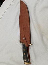 Timber Rattler Knife/ Sheath - Measurements In Pics - Heavy Duty!