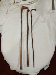 Antique Handcrafted Canes - All Natural Form  Styled Canes  41' &  36.5'  & 37 '