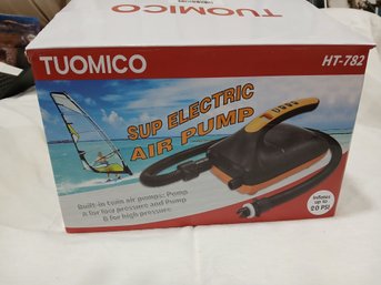 Toumico Sup Electric Air Pump - Ht -782  12 V DC Power Source , Inflates To 20 PSI - New In Box
