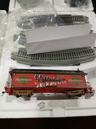 Super Track Pack Train Accessory Collection- 'budweiser Beer Wagon' With Cert Passed Hawthorne Village Eval