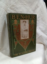 Antique Book -'Ben-Hur'  The Player's Edition - Signed By Elizabeth Mulligan - 1904 Harper & Brothers