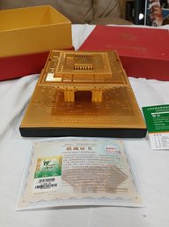 World Expo Shanghai 2010 China Pavilion Model Collection Certificate 00238 -Orig Box & Paperwork Office Decor