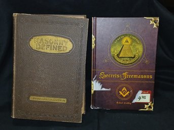 Books -Masonry Defined & Secrets Of The Free Masons