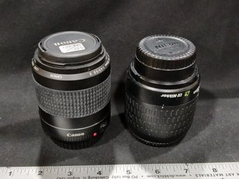 2 Zoom  Camera Lenses - Canon 80-200mm & Nikon 60-180mm