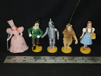 Wizard Of Oz Figurines- (5)  4' Tall Dorothy And Friends By Loews MGM/  To Be Hung Up