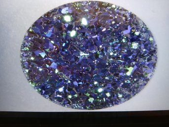 Lot Of 2: 8mm Chameleon Druise Quartz For Jewelry Making / Setting     B