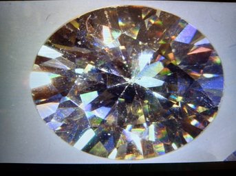 Lot Of 2:  2.75 Ct  8mm Strontium Titanite Gems For Jewelry Making / Setting    A