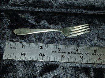 Sterling Silver: Mini Fork Marked Gorham Sterling - Total Weight- 0.535 Troy Oz