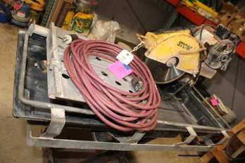 Stow Tile Saw On Cart  Needs New Pump