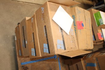 8 Boxes Of White Glazed Cove Base Or Skirting Tiles (#1)