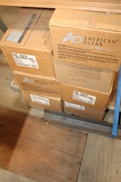 7 Boxes Of White Glazed Cove Base Or Skirting Tiles (#2)