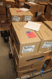 8 Boxes Of White Glazed Cove Base Or Skirting Tiles (#6)