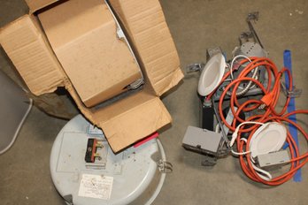 2 Large General Electric 250w Ballast Housing MPB25moax, 1 Used & 1 New In Box