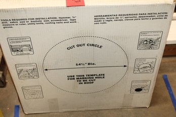 Roof Mount Power Attic Ventilator New In Open Box