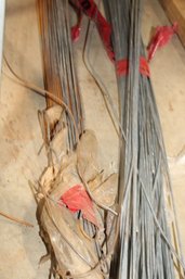 Lot Of Bailing Wire, Not Spooled, Straight Pieces, Possibly Used For Dropped Ceilings?