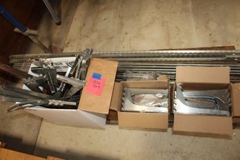 Wall Shelving Tracks, Mounts And Brackets