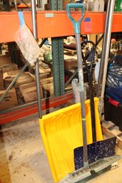 3 Snow Shovels And Roof Rake